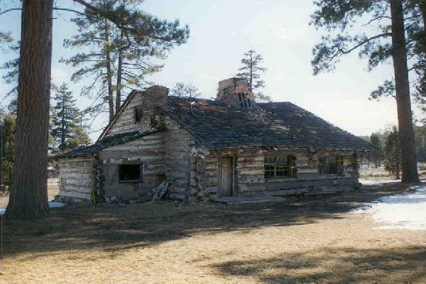 Brigham Young cabin at Shay Ranch
